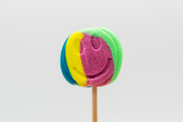 Bunter Smiley-Lolli 