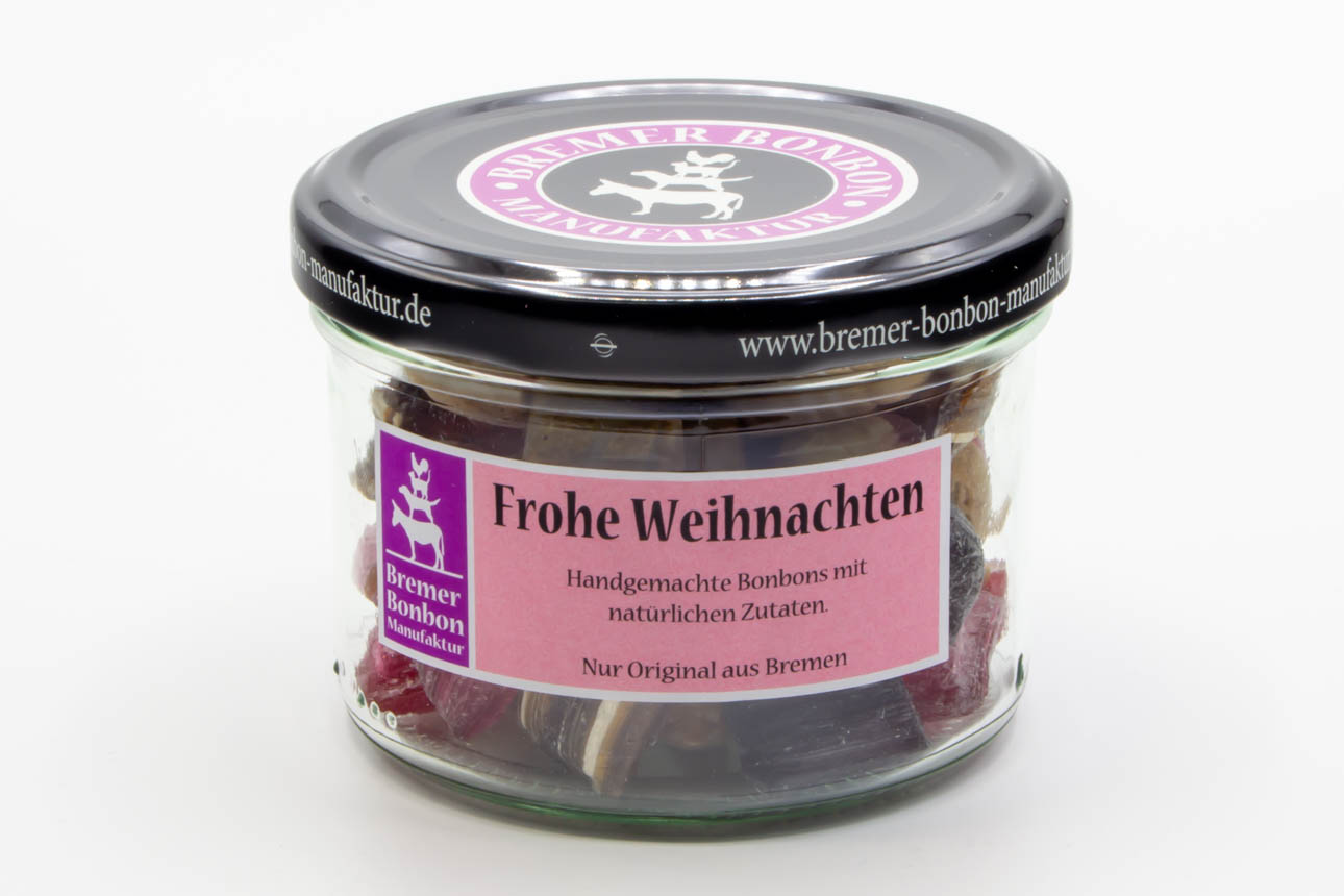 Frohe Weihnachten - Schraubglas Frohe Weihnachten - Schraubglas